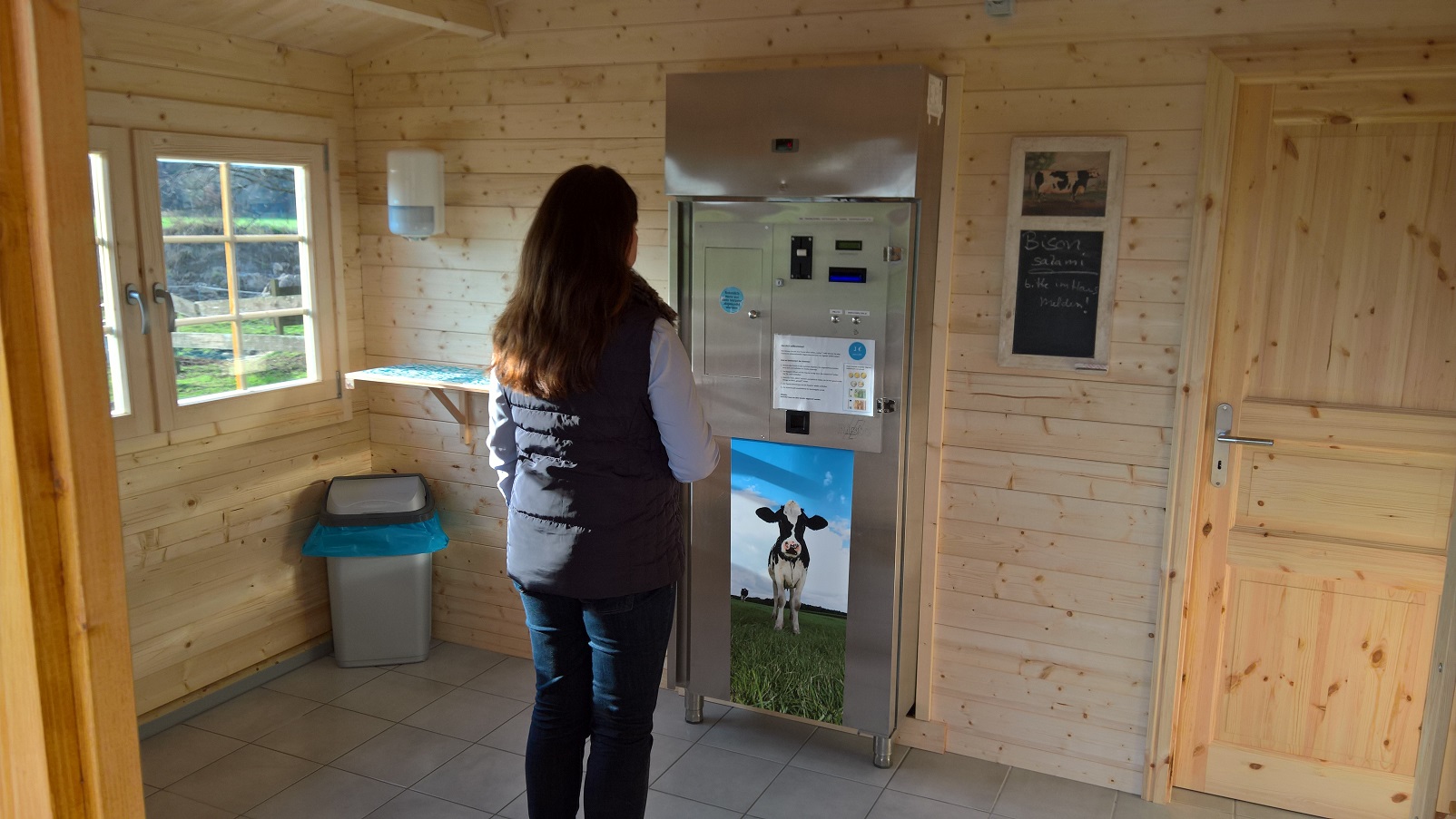 Milchautomat Innen